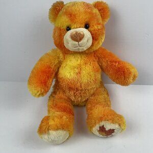 Build-A-Bear Four Seasons 15" Autumn Bear with Maple Leaf Sparkly Orange Fur